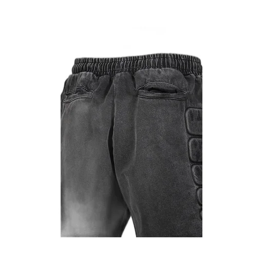 Denim Moto Short / Black Denim