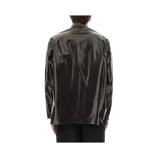 Mm6 Maison Margiela Shiny Coated Shirt