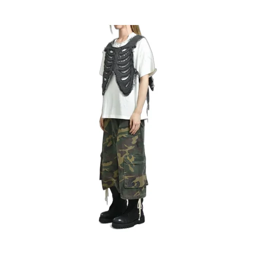Skeleton Vest / Black