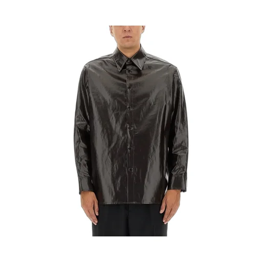 Mm6 Maison Margiela Shiny Coated Shirt