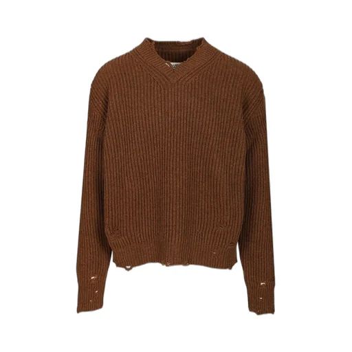 Mm6 Maison Margiela Knitted Distressed Jumper