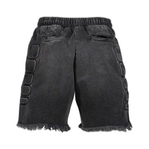 Denim Moto Short / Black Denim