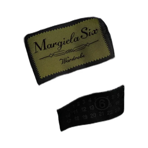 Mm6 Maison Margiela Logo Patch Knitted Scarf