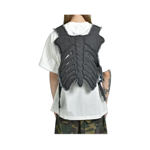 Skeleton Vest / Black