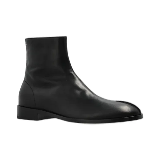 Mm6 Maison Margiela Round Toe Ankle Boots