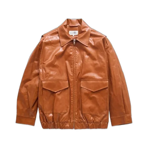 Mm6 Maison Margiela Collared Zip-Up Jacket