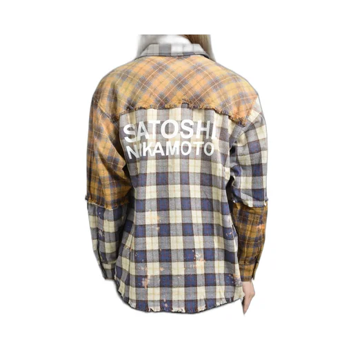 Patchwork Logo Flannel / Brw Multi