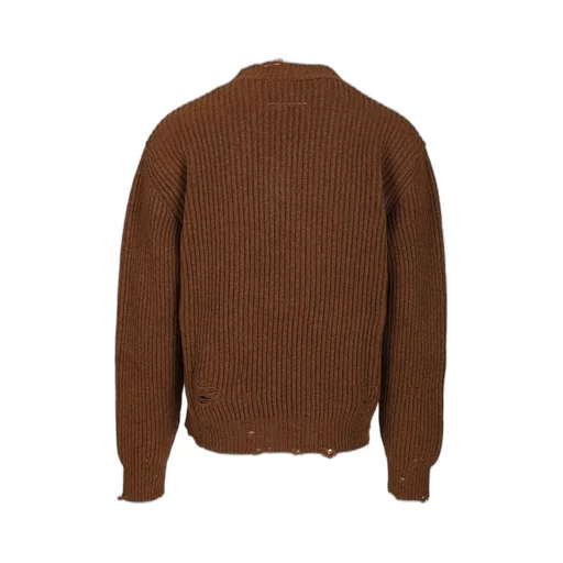Mm6 Maison Margiela Knitted Distressed Jumper