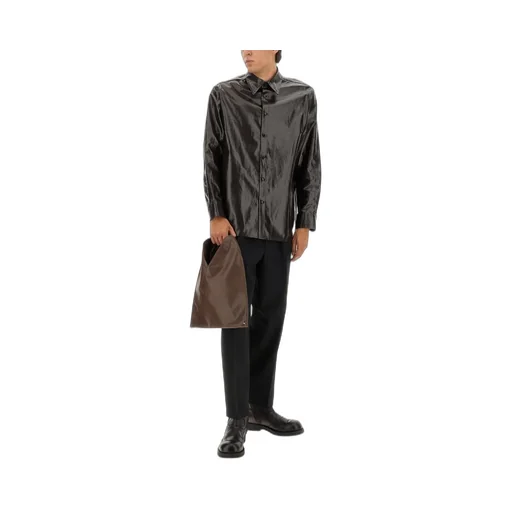 Mm6 Maison Margiela Shiny Coated Shirt