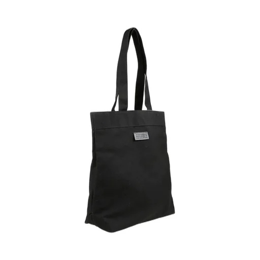 Mm6 Maison Margiela Logo-Patch Open Top Tote Bag
