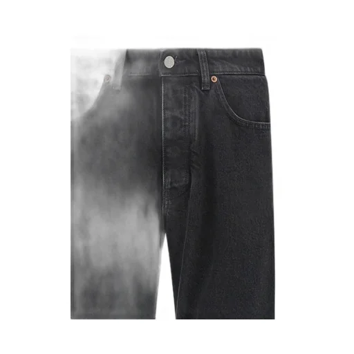 Mm6 Maison Margiela Logo Patch Taped Jeans
