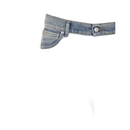 Mm6 Maison Margiela Logo Patch Bootcut Jeans