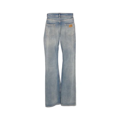 Mm6 Maison Margiela Logo Patch Bootcut Jeans