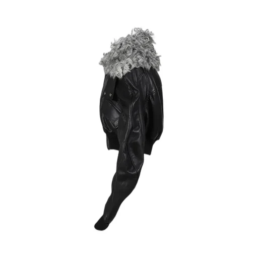 Consumer Cropped Bomber / Black