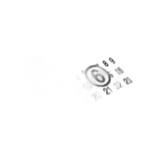 Mm6 Maison Margiela Numeric Printed Crewneck T-Shirt