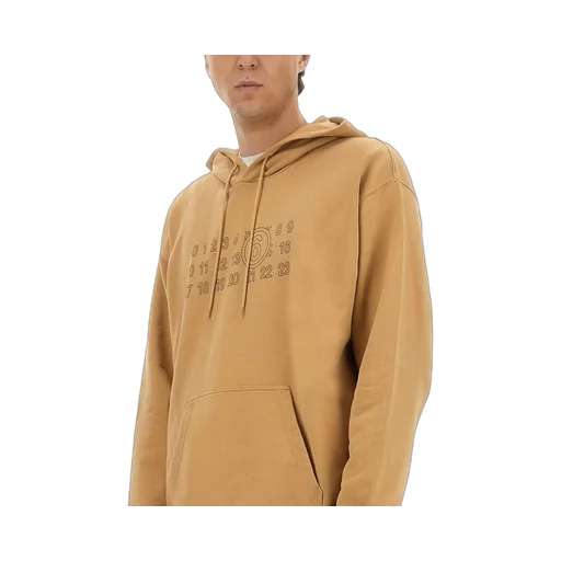 Mm6 Maison Margiela Numeric Drawstring Hoodie
