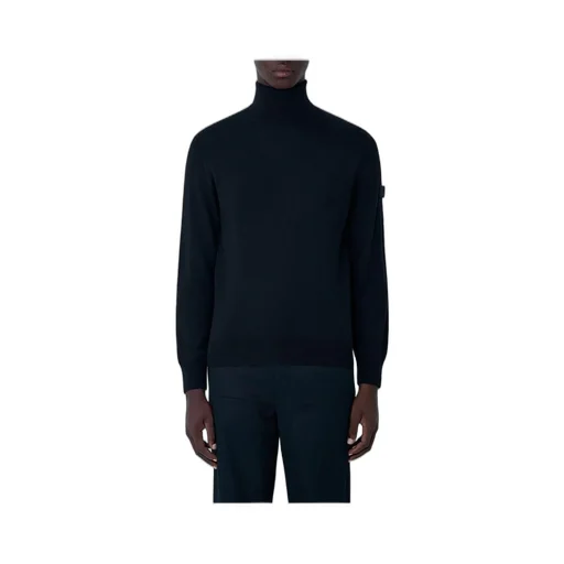Mm6 Maison Margiela Logo Patch Roll-Neck Jumper