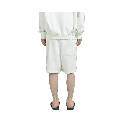 Casa Way Mountain Embroidered Sweatshorts / Wht
