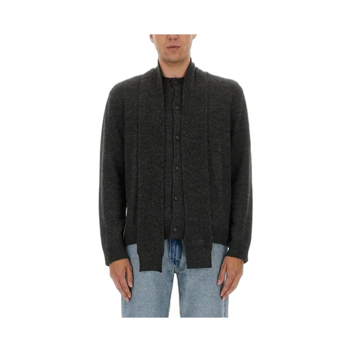 Mm6 Maison Margiela Scarf Knit Cardigan