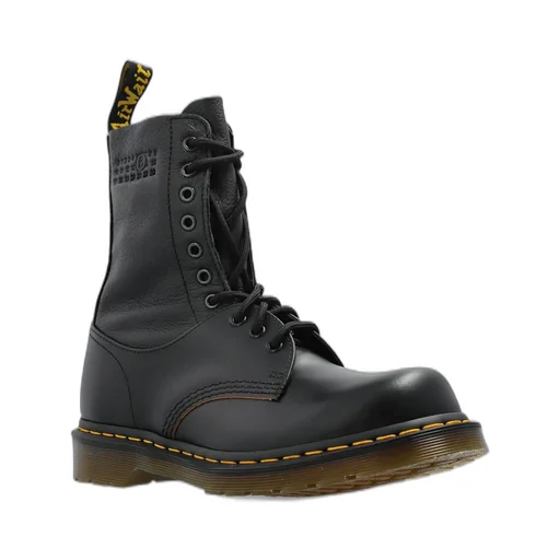 Mm6 Maison Margiela X Dr. Martens Lace-Up Ankle Boots