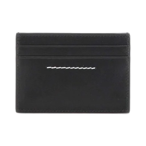 Mm6 Maison Margiela Logo Patch Open Top Cardholder