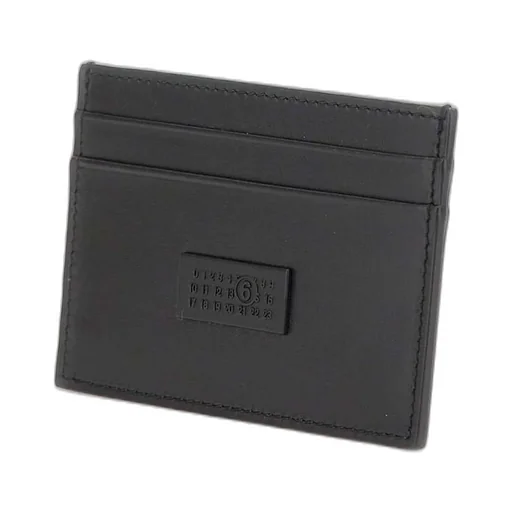 Mm6 Maison Margiela Logo Patch Open Top Cardholder