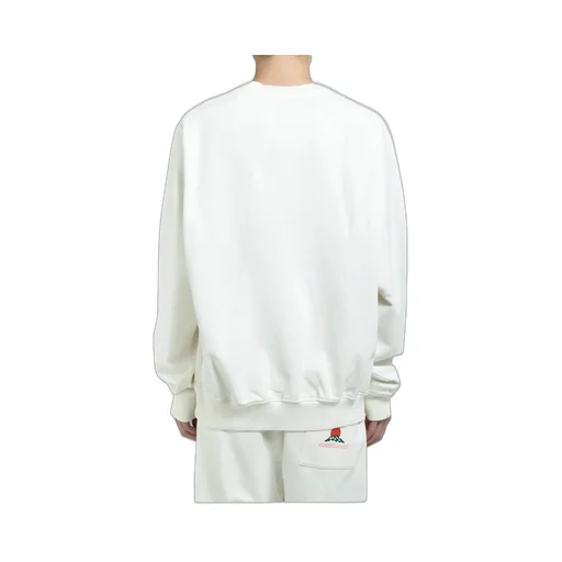 Casa Way Mountain Embroidered Sweatshirt / Wht