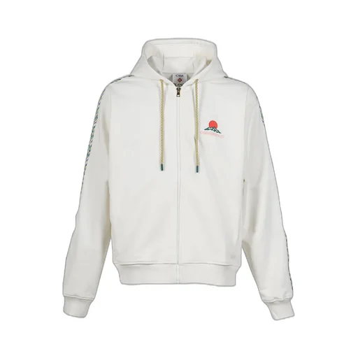Technical Pocket &Amp; Laurel Tape Zip Hoodie / Casablanca Montagne