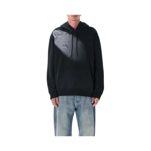 Mm6 Maison Margiela Logo Printed Drawstring Hoodie