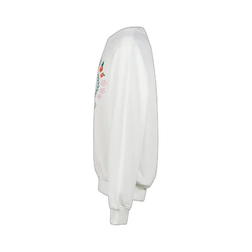 Casa Way Mountain Embroidered Sweatshirt / Wht