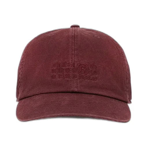 Mm6 Maison Margiela Logo Embroidered Baseball Cap