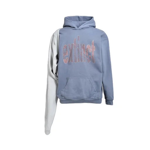Bleached Graft Hoodie / Blu Gry