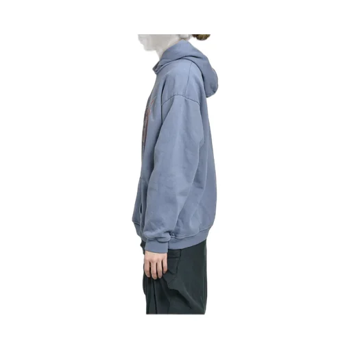 Bleached Graft Hoodie / Blu Gry