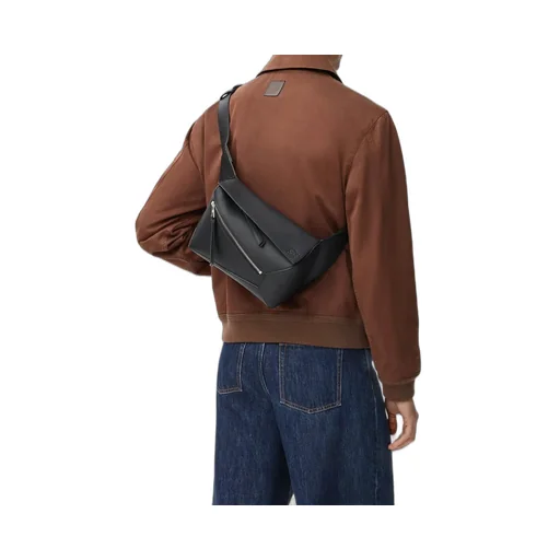 Puzzle Edge Small Bumbag / Blk