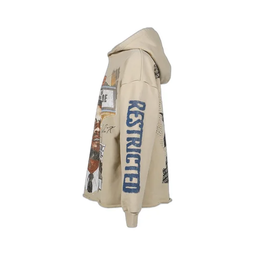 Malcolm X Cream Hoodie / Crm