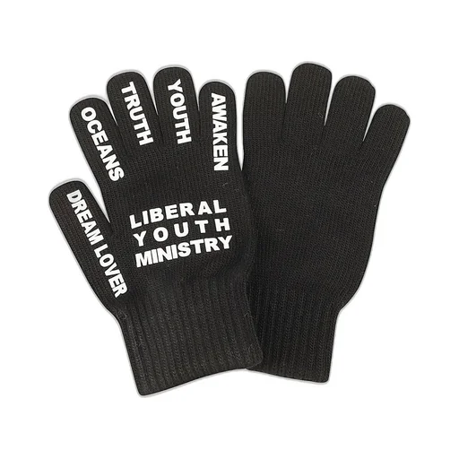 Liberal Youth Ministry Printed Gloves