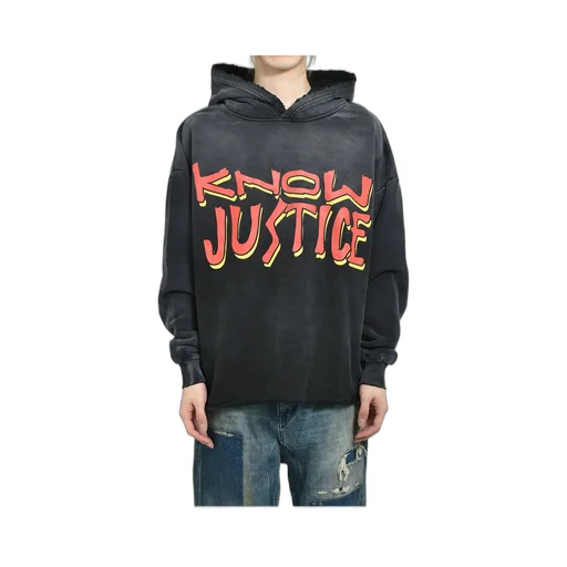 Know Justice Know Peace Hoodie / Blk