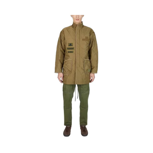 Liberaiders Quilted Graphic Patch High-Neck Coat