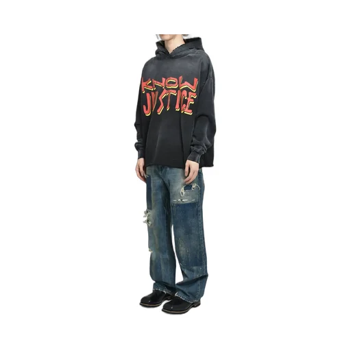 Know Justice Know Peace Hoodie / Blk