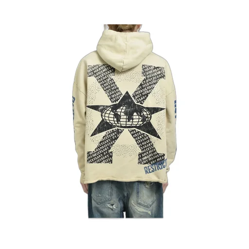 Malcolm X Cream Hoodie / Crm