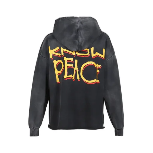 Know Justice Know Peace Hoodie / Blk