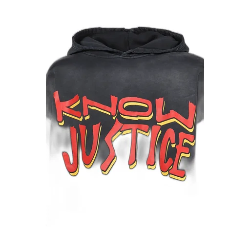 Know Justice Know Peace Hoodie / Blk