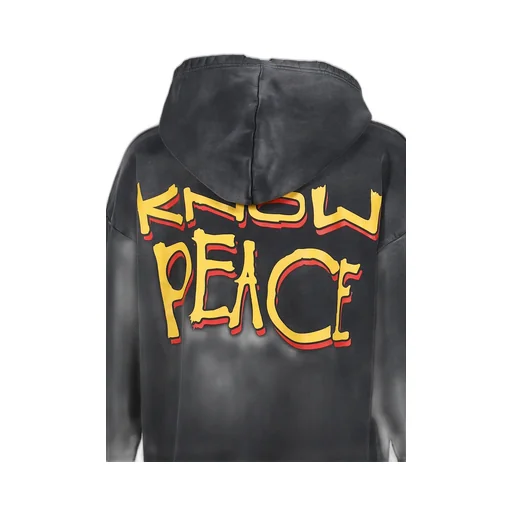 Know Justice Know Peace Hoodie / Blk