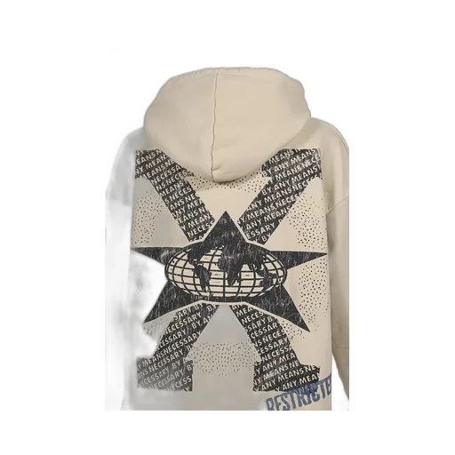 Malcolm X Cream Hoodie / Crm