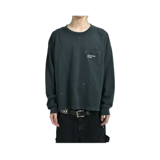Classic Logo Ls T-Shirt / L.Washed Blk