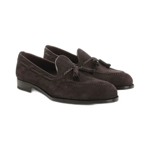 Lidfort Tassel Braided Loafers