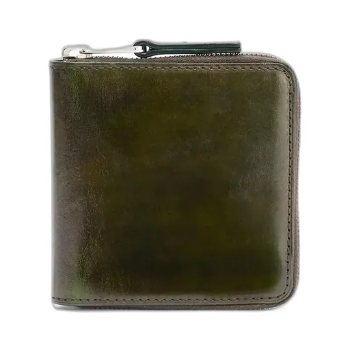 Patina Zip Compact Bi Fold / Grn