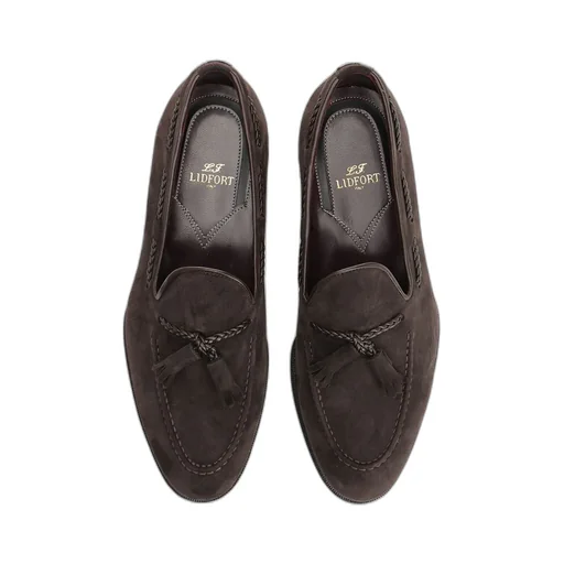Lidfort Tassel Braided Loafers