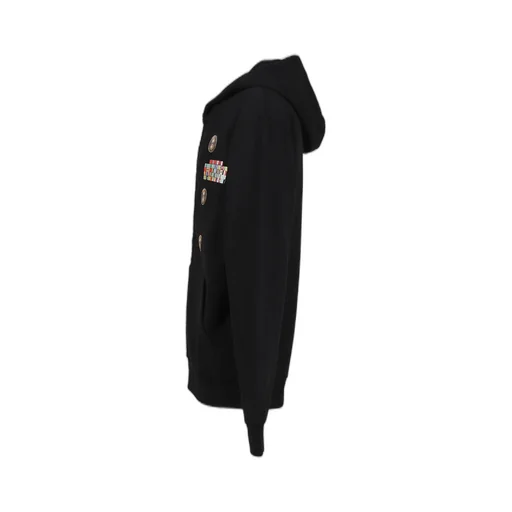 Cardigan Hoodie / Black
