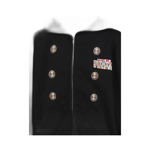 Cardigan Hoodie / Black